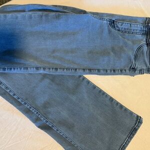 Black Washes Flare Wide Leg Jeans with Classic Denim Look